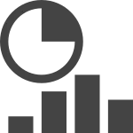 Pie Bar Chart SVG Icon